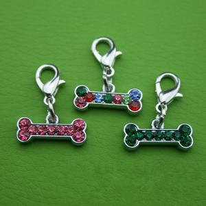 fabrication des plaques étiquettes os animaux alliage de zinc qr personnalisé des étiquettes