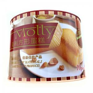 2018 vente chaude boîte ronde en fer blanc pour gâteau et biscuit