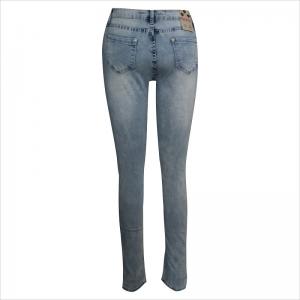 lavage à l'eau de Javel femmes skinny jean WS1006