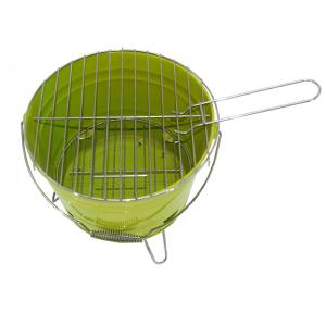 Mini seau portable coloré bbq grill à charbon