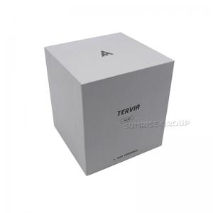 Boîte d'emballage personnalisée de montre de logo d'argent d'argent de carton