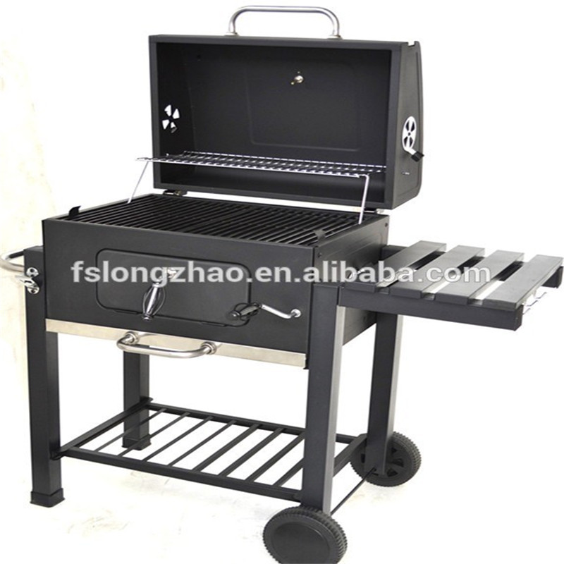 Barbecue au charbon de bois portable portable trolley