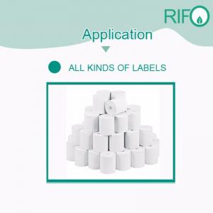 Papier synthétique PP imprimable, imprimable aux UV et flexible flexible pour produits de soins personnels