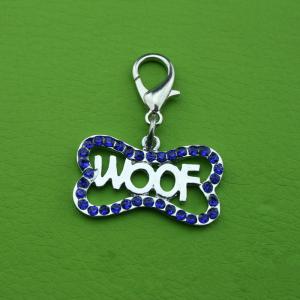 Accessoires pour ornement pour animaux de compagnie Pendentif pour chien avec os de chien de forage Décorations pour étiquettes d'animaux de compagnie