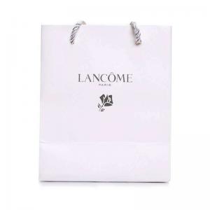 sacs de papier d'art de feuille d'or stratifiés mats avec le propre logo