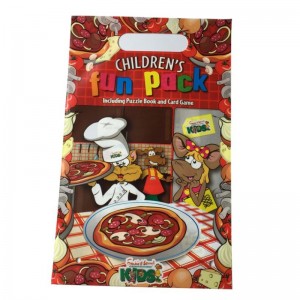 sacs d'emballage de magasinage en plastique pleine impression avec poignée découpée