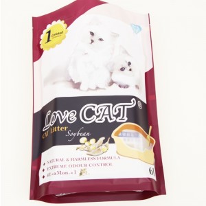 sac en plastique à fermeture zippée sur le dessus