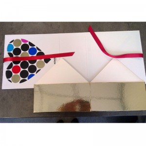 coffret cadeau en papier cartonné blanc pour cosmétiques parfum parfum avec poignée