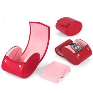 boîte de montre en faux cuir