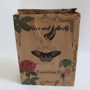 Sacs en papier pour porte-avions à motif CMJN