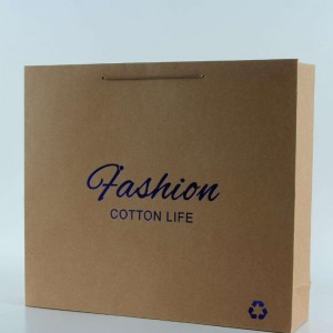 Sacs en papier pour porte-avions à motif CMJN