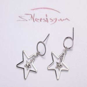 boucle d'oreille en argent