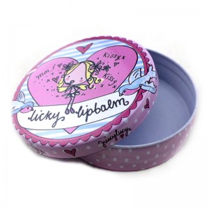 Emballage cosmétique, boîte ronde de cirage de cirage