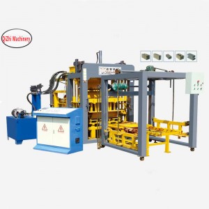 Application de la machine à briques sans feu automatique (machine à mouler par blocs QT4-15S)