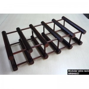 Casier à vin 10 bouteilles en acajou