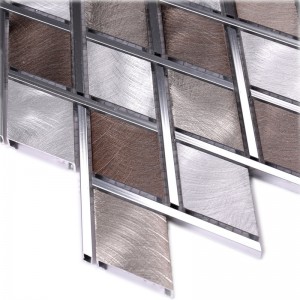 Carreau de dosseret gris de haute qualité pour mur de cuisine