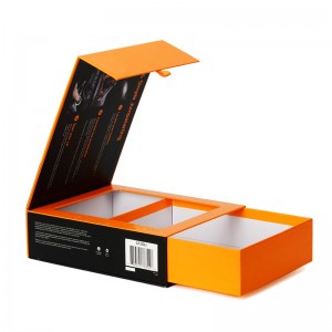 Coffret cadeau fait main de fenêtre PVC forme personnalisée