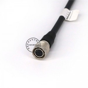 Connecteur de câble circulaire à 12 broches pour caméra industrielle