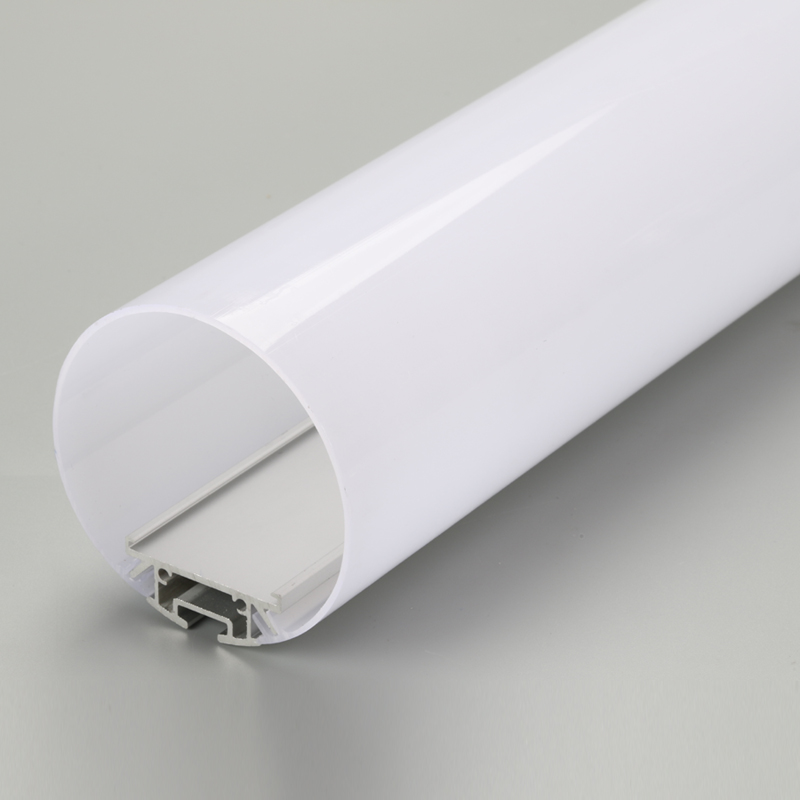 Profil en aluminium rond rond de surface anodisée pour la lumière de bande de LED