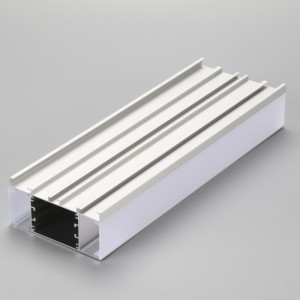 Profilé en U en aluminium 6063 T5 anodisé argent pour éclairage à LED