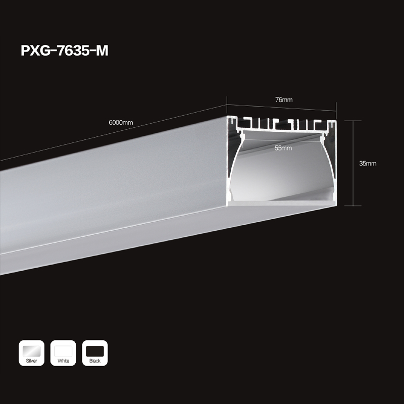 Profil en aluminium extrudé de la forme U U7635 de la Chine usine