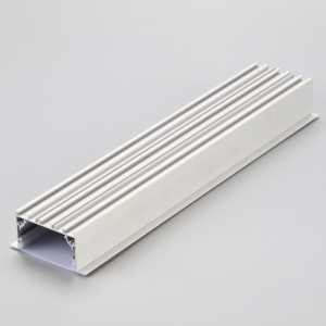 Cadre en aluminium anodisé de bande de LED de canal en U extrudé noir argenté de vente chaude