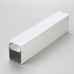 Diffuseur à canal pour luminaires à LED en aluminium