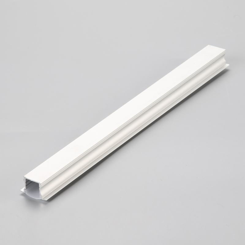 Profil en aluminium à LED linéaire encastré pour éclairage de bandes à LED avec pince à ressort