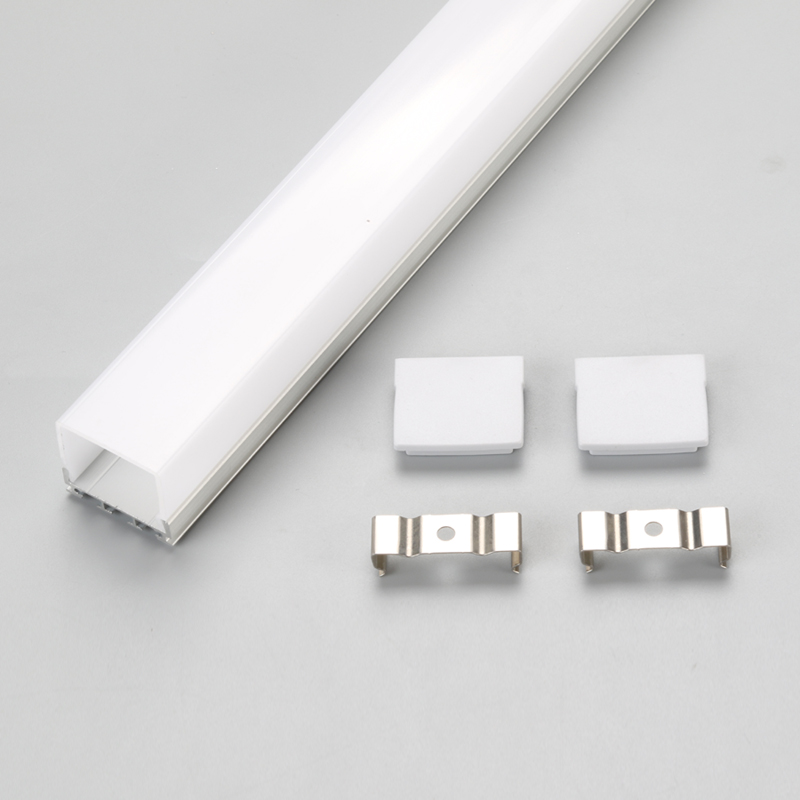 Canal en aluminium pour bande LED Canal en aluminium pour diffuseur de bande LED flexible