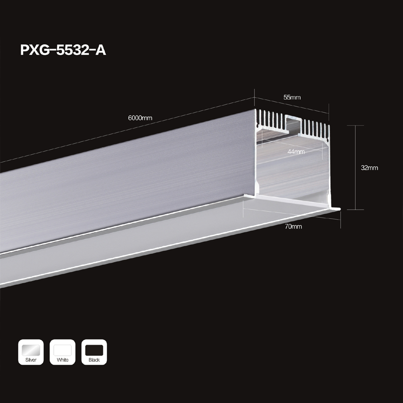 Profilés en aluminium extrudé prix profil en aluminium LED