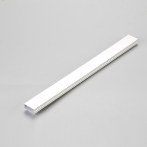 Produit pour boîtier d'éclairage linéaire, avec clips d'extrémité, vis et cache de longueur personnalisée