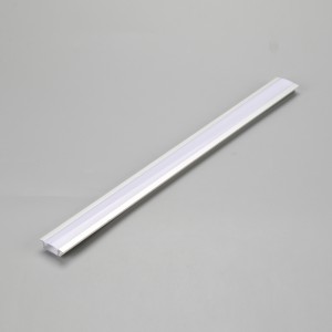 Profilé LED en aluminium extrudé pour boîtier encastrable linéaire avec diffuseur laiteux / dépoli
