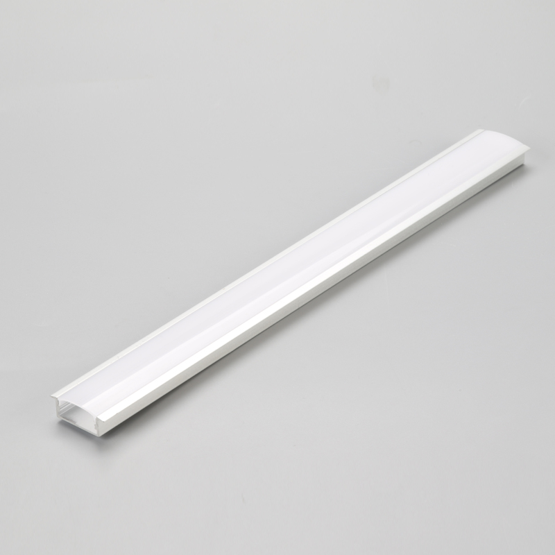 Profil LED en aluminium d'armoire de cuisine de prix usine pour la lumière de bande de LED, encastré canal de profilé de profilé d'aluminium