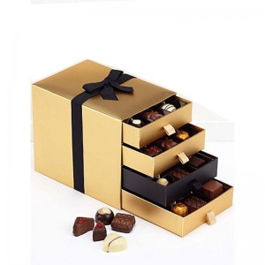 Coffret cadeau tiroir de luxe personnalisé en gros