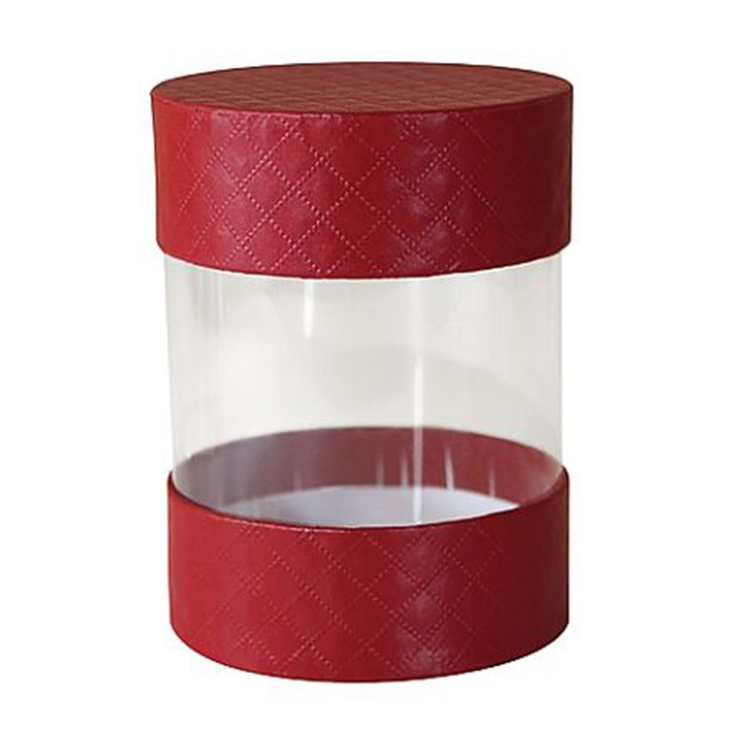 Boîtes de papier enduites adaptées aux besoins du client d'emballage de sucrerie de boîte-cadeau ronde de chocolat avec l'impression