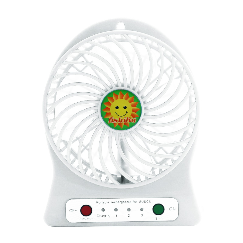 Ventilateur portatif à main de refroidissement Ventilateur portatif électrique Mini USB avec une petite batterie rechargeable