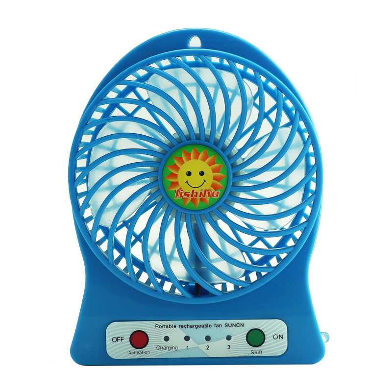 Ventilateur portatif à main de refroidissement Ventilateur portatif électrique Mini USB avec une petite batterie rechargeable