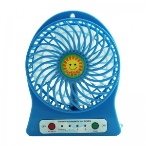 Le vent coloré de charge de mise en sourdine coloré modifie le sourire au petit ventilateur sur mesure