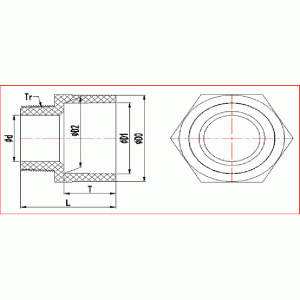 ADAPTATEUR MALE UPVC