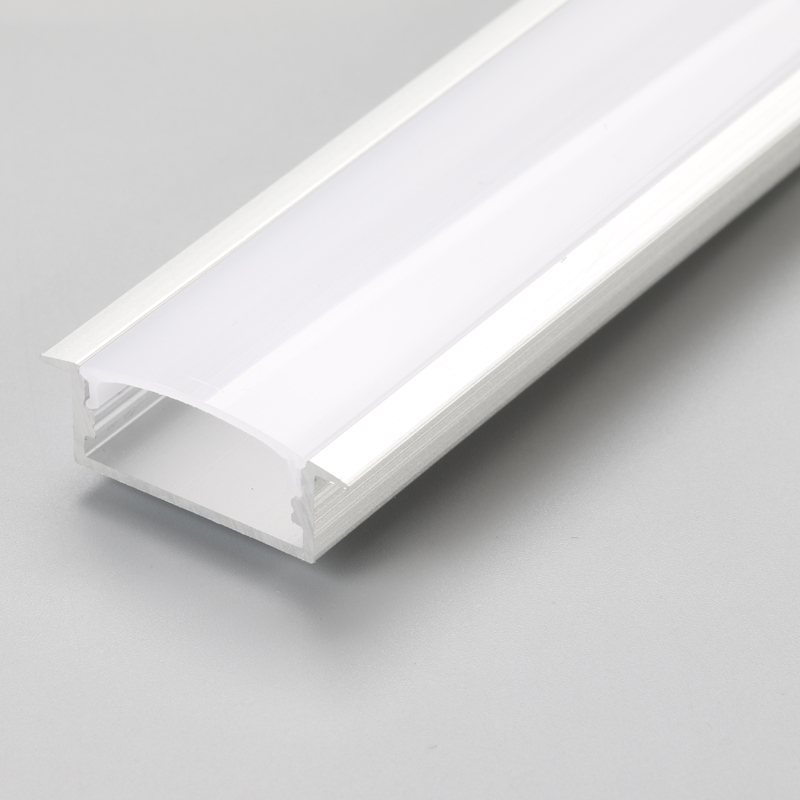 Profilé profilé en aluminium à bande de LED linéaire encastrée