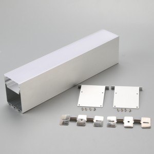 Profil linéaire de bande LED de canal en U en aluminium extrudé