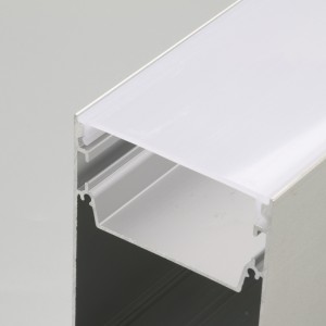 Profil linéaire de bande LED de canal en U en aluminium extrudé