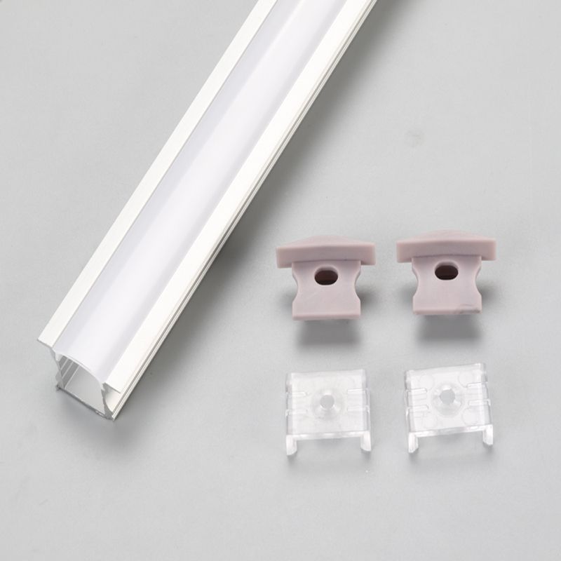 6063 rails aluminium led anodisés T5