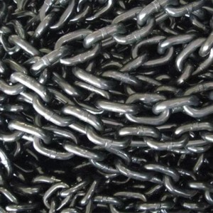 Chaîne de levage G80, finition noire, EN 818-2