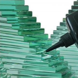 TB-6103 Adhésif UV à collage de zones cristallines de verre