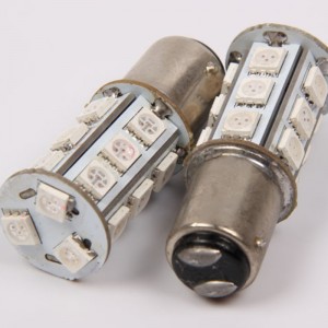 1157 bay15d p21 / 5w 18smd 5050 led feu stop