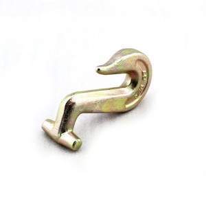 Crochet en T en zinc plaqué