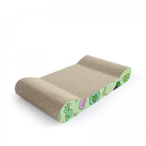 Maison de chat de carton d'intérieur multifonctionnelle maison de papier de chat