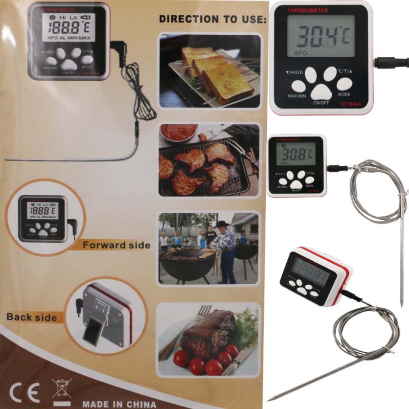 Thermomètre pour aliments durable avec prix direct de fabrication avec la plus haute performance avec avertissement de température