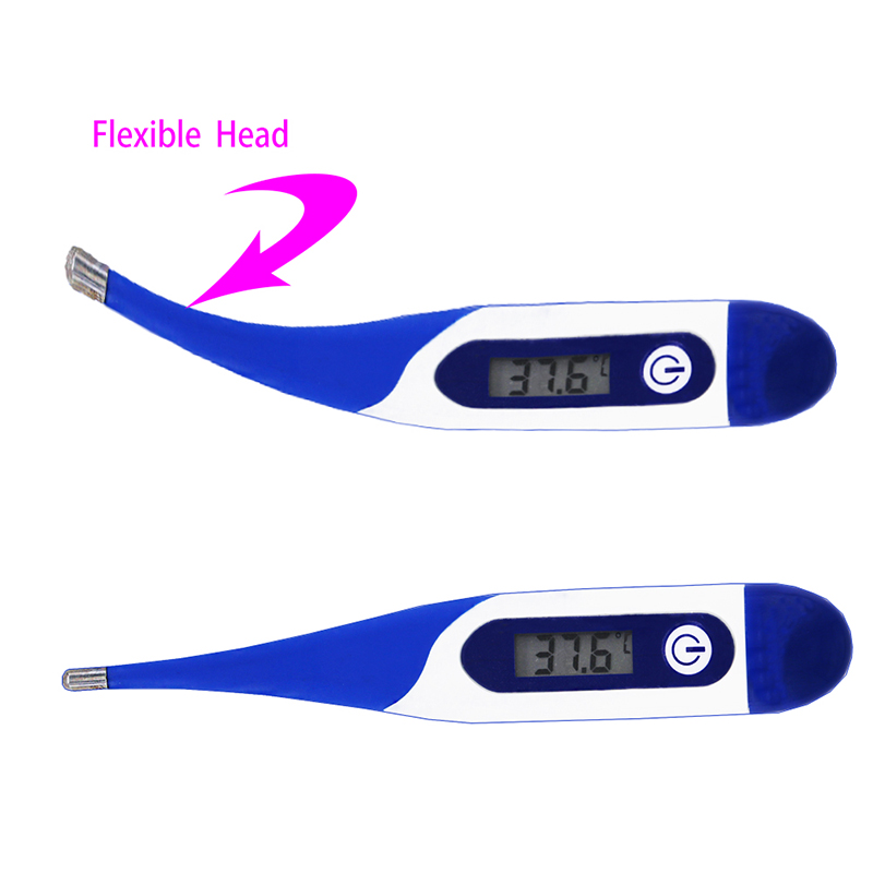 Thermomètre électronique médical température orale 30 secondes, lecture facile Thermomètre précis et rectal avec indicateur de fièvre